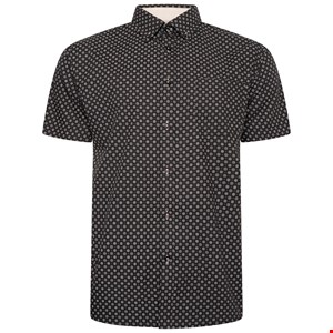 KAM 6296 Geo Print S/S Shirt